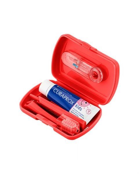 Дорожній набір для дітей Curaprox Kids, червоний TSKids\red фото
