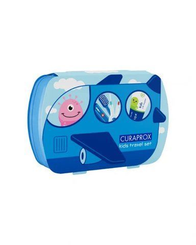 Дорожній набір для дітей Curaprox Kids, синій TSKids\blue фото