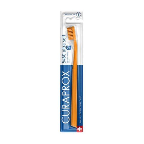 Зубна щітка ультрам'яка Curaprox CS 5460 Ultra Soft, помаранчева / помаранчева щетина CS 5460 фото
