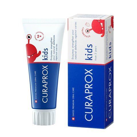 Дитяча зубна паста з фтором Curaprox Kids, смак полуниця, 950 ppm, 60 мл TPkids950S_10 фото